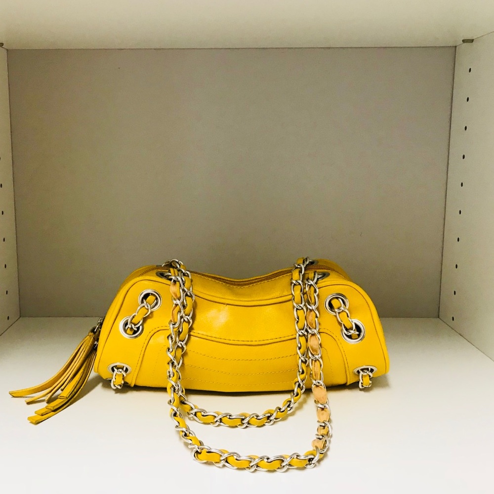 ALDO canary yellow purse